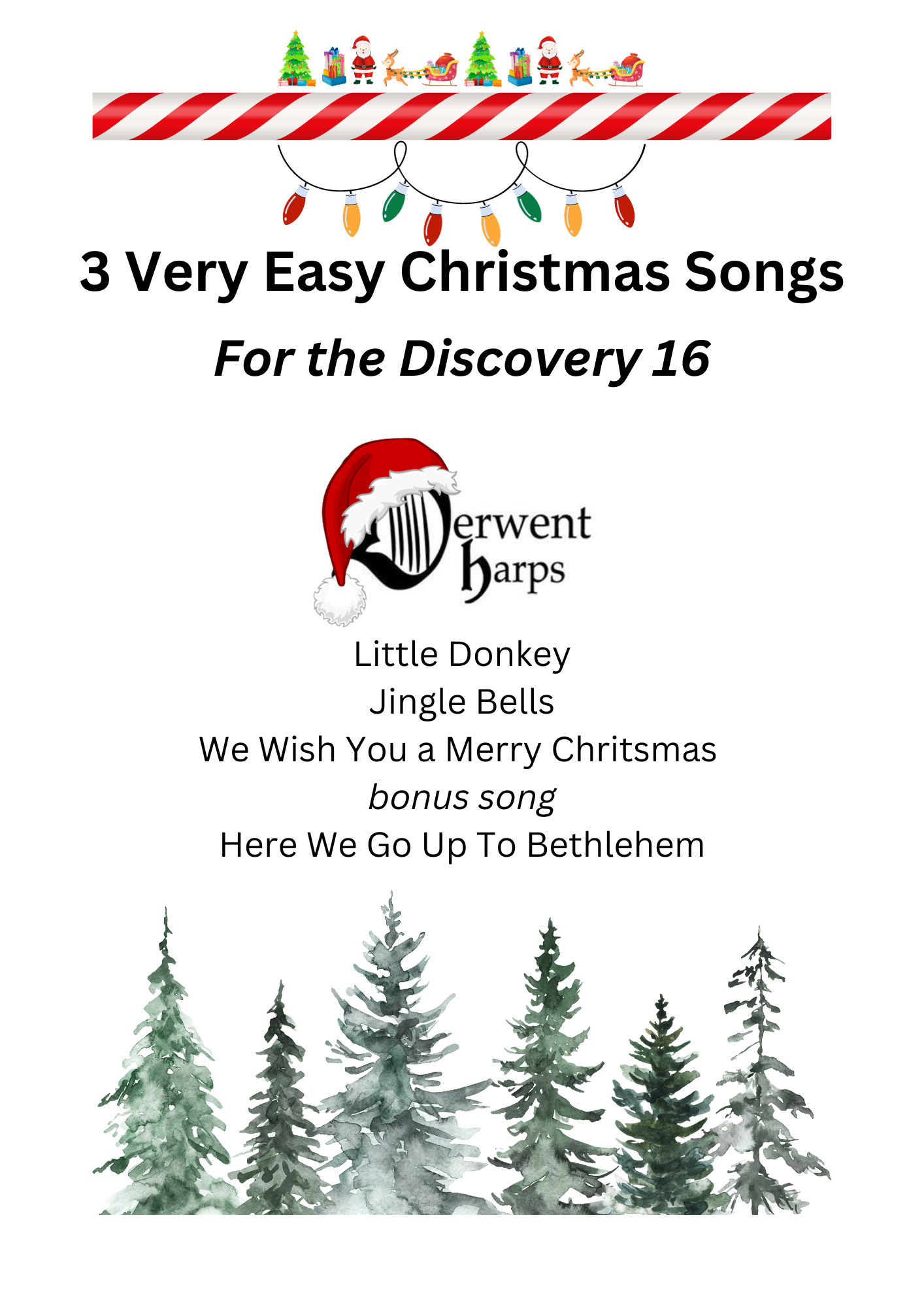 Three Very Easy Christmas Songs for the Discovery 16 £1.99