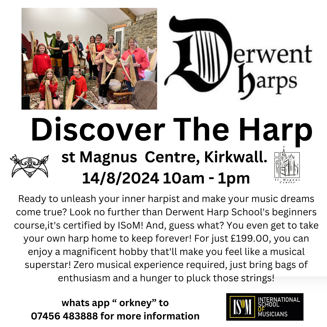 Discover The Harp on Orkney 14/8/2024